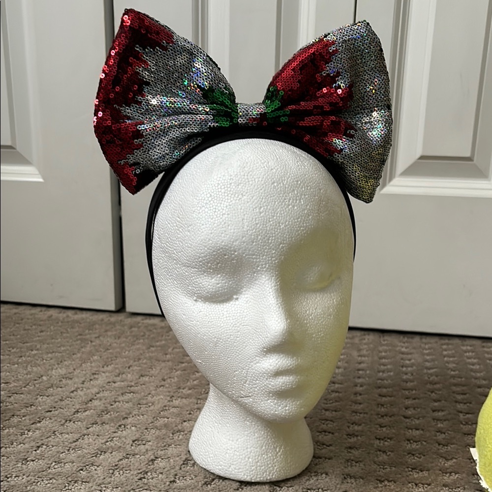 Sequined Bow Headband
